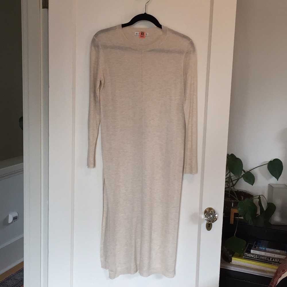Zara light weight long sweater with side slits